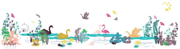 frise faune et flore aquatiques 1